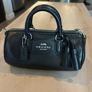 Coach Lacey Barrel Bag Black